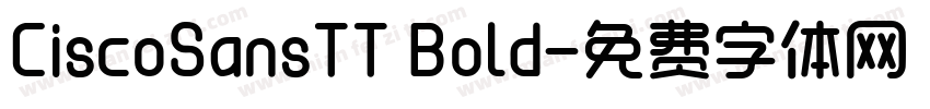 CiscoSansTT Bold字体转换
